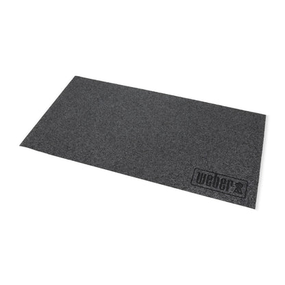Weber Bodenschutzmatte XL, grau, für Summit und Plancha 76 cm – rutschfeste, wetterfeste Unterlage
