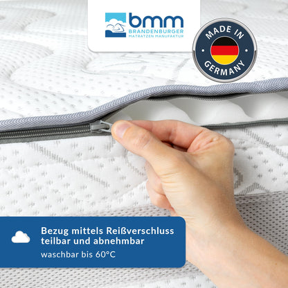 BMM Komfort 23 Kaltschaummatratze - 90x200cm H4 extra fest
