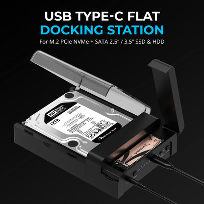 SABRENT DS-UFNC M.2 NVMe & SATA Dockingstation USB-C Klonen