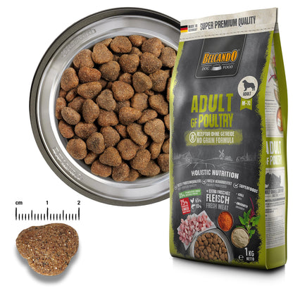 BELCANndO Adult GF Poultry getreidefreies Hundefutter - 12.5 kg