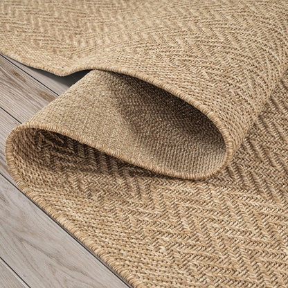 the carpet Kansas Outdoor Teppich Jute-Look, Nature, ca. 160 x 230 cm