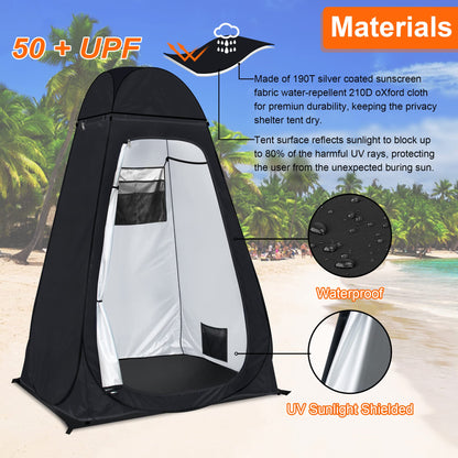 riggoo Pop-Up Duschzelt Toilettenzelt Umkleidezelt UV 50+