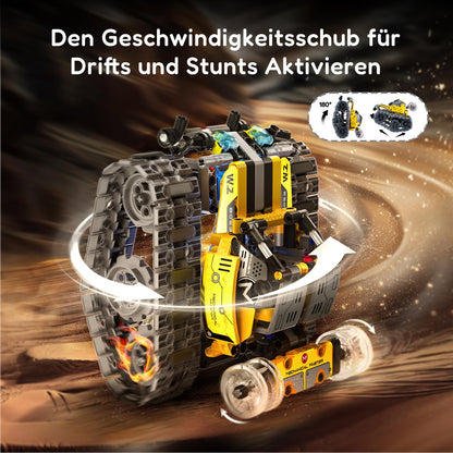 IKUPER Technik Roboter 6-in-1 Bausatz, programmierbar, 631 Teile