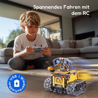 IKUPER Technik Roboter 6-in-1 Bausatz, programmierbar, 631 Teile