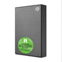 Seagate One Touch 5TB Tragbare Externe Festplatte Space Gray. Rechteckiges, Space Gray Gehäuse speichert und sichert digitale Daten.