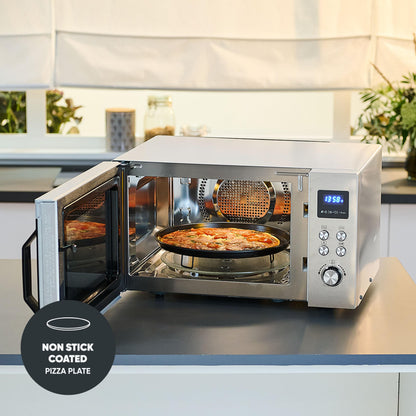 SEVERIN Crispy Wave 4-in-1 Mikrowelle – 25L Silber MW 7982