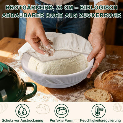 AHJ Schmortopf Gusseisen emailliert, Dutch Oven 5,7 L, grün