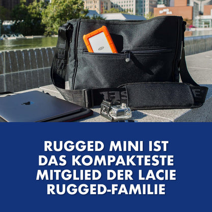 LaCie Rugged Mini 1TB tragbare externe Festplatte, 2.5 Zoll, USB-C