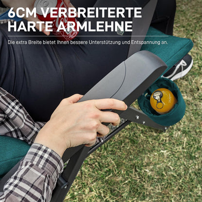 EVER ADVANCED Campingstuhl faltbar, 4-fach verstellbar, bis 150 kg