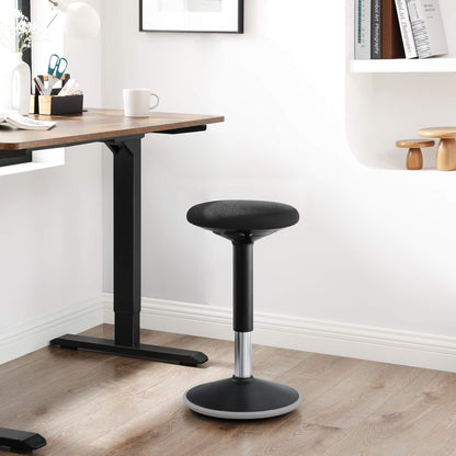 SONGMICS Bürohocker OSC04BK – Höhenverstellbar, Schwarz