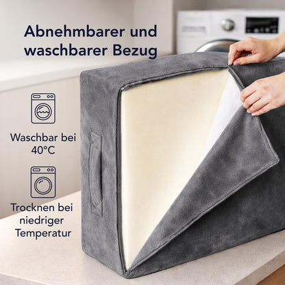 Dreamzie Venenkissen – Beinhochlagerungskissen mit Memory-Schaum