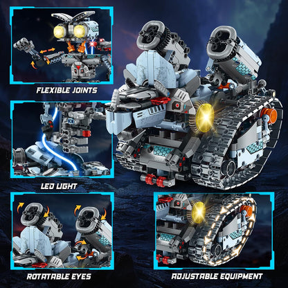 INSOON 5-in-1 Technik Roboter Bauset, RC Klemmbausteine mit App