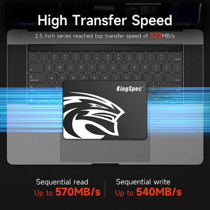 KingSpec 2TB 2.5" SATA SSD | Interne Festplatte