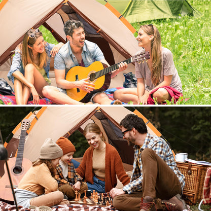 BETENST Pop Up Campingzelt - 3-Personen Familienzelt Wasserdicht Winddicht