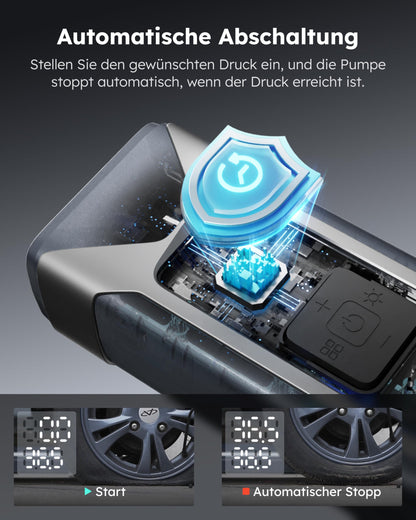 ASMAX T10 Elektrische Luftpumpe 160 PSI mit 7500mAh Akku