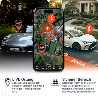 PAJ GPS Power Finder 4G GPS-Tracker mit Magnet, bis zu 90 Tage Akku