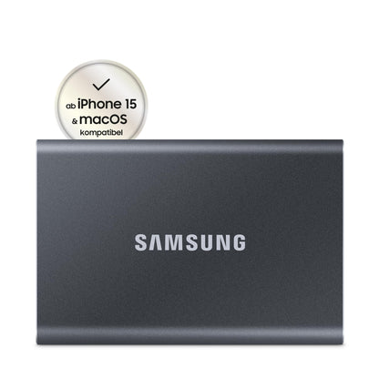 Samsung Portable SSD T7 - Externe SSD 4 TB Grau USB 3.2