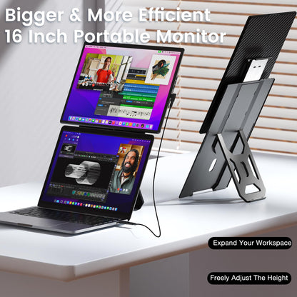 Kwumsy Laptop Erweiterungsmonitor 16 Zoll – 1200P