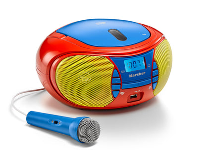 Karcher RR 5026 Kinderradio – CD-Player, UKW-Radio & Mikrofon