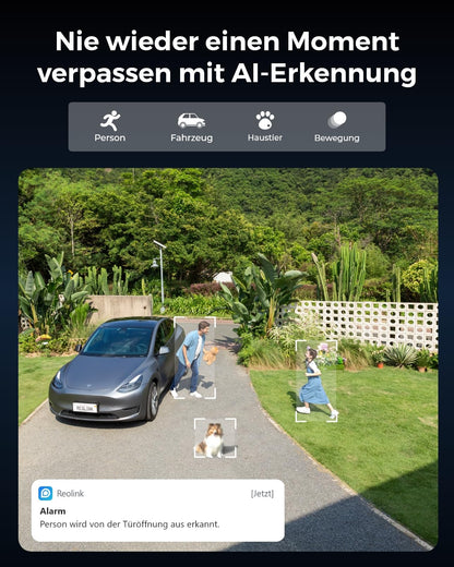 Reolink Argus Track 4K Solar Überwachungskamera mit 6W Solarpanel