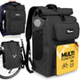 Valkental UrbanX 2in1 Velotasche & Rucksack, wasserdicht, 28 L, Gepäckträgertasche mit grossen Reflektoren