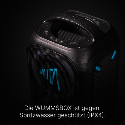 TechniSat LAUTA WUMMSBOX Bluetooth Partybox mit LED-Lichtshow