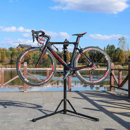 CXWXC Fahrrad-Montageständer RS-100 Aluminium, klappbar bis 40 kg