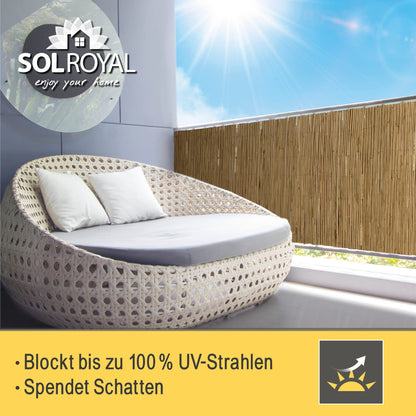 Sol Royal SolVision S36 Schilfmatte Sichtschutz 120 x 600 cm