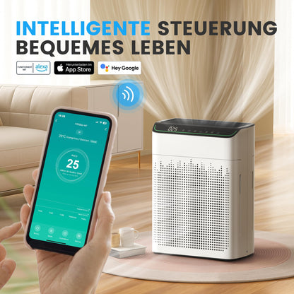 MERONTE ME5866 Luftreiniger mit HEPA-Filter, CADR 340 m³/h