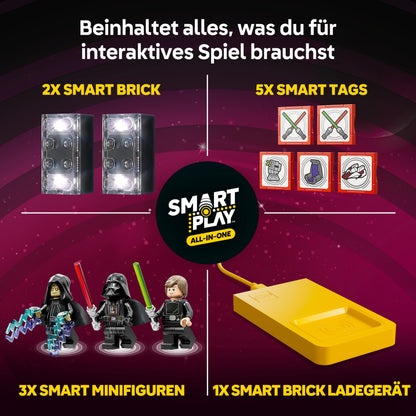 LEGO Star Wars 75427 SMART Play A-Wing Duell im Thronsaal Bauset