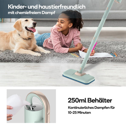 Newbealer 2-in-1 Dampfreiniger NB602N mit Handdampfreiniger, 1200 W