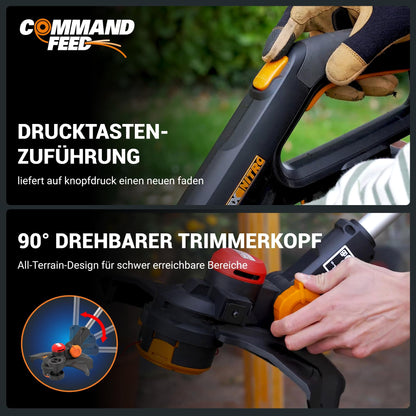 WORX Nitro WG173E.9 Akku Rasentrimmer 20V - ohne Akku/Lader