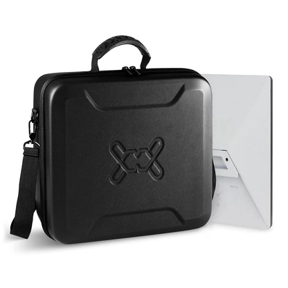 Mwin Starlink Mini Tasche – Hartschalen-Schutzhülle, schwarz, mit abnehmbarem Schultergurt