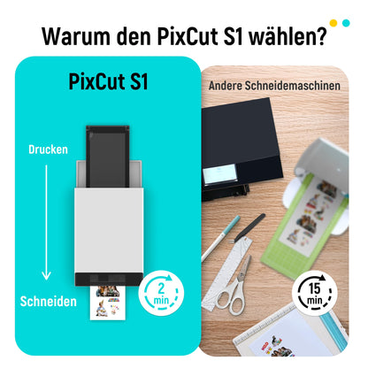 Liene PixCut S1 Fotodrucker, Stickerdrucker und Schneidemaschine