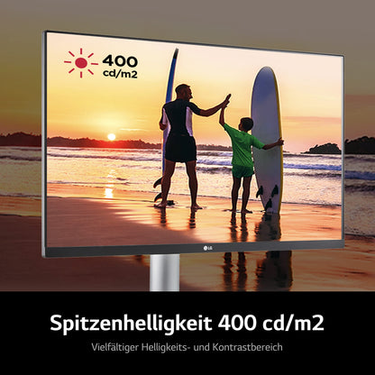 LG 27UP650P-W 4K UHD IPS HDR Monitor 27 Zoll – Weiss