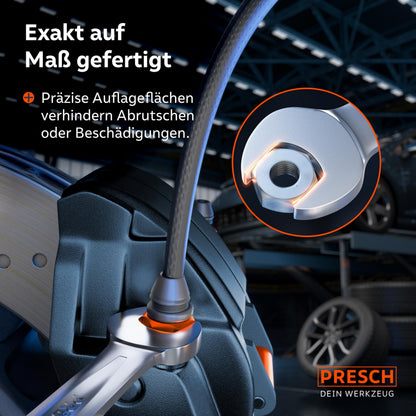 PRESCH Ringratschenschlüssel-Set 12-teilig, 6-19 mm, umschaltbar