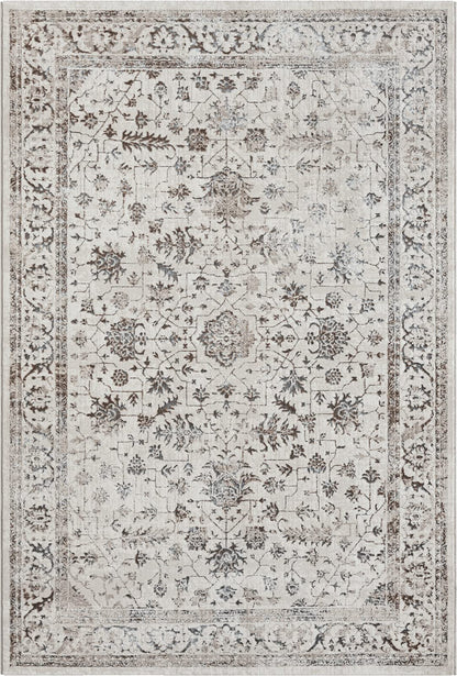the carpet Mila Kurzflor Teppich mit 3D-Effekt, Creme, 200 x 290 cm