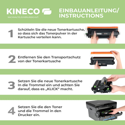 Kineco Toner Multipack XL (ersetzt TN421/423) für Brother MFC-L8xxxCDW