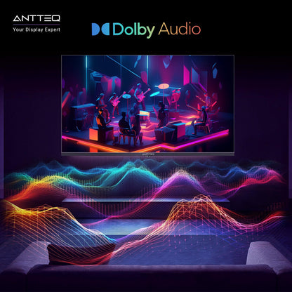 Antteq L32 Smart TV 32 Zoll Full HD D-LED Fernseher mit Triple Tuner