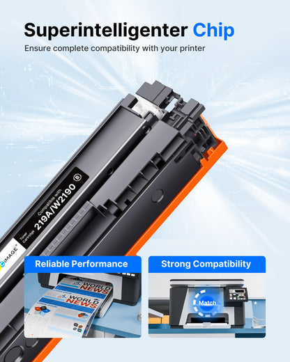 GPC IMAGE 219A Toner Set mit Chip – HP MFP 3302 Serie (4er)