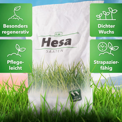 Hesa Gebrauchsrasen RSM 2.3 Rasensamen 10 kg für 400 m²