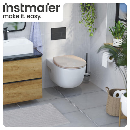 instmaier Alma WC-Sitz oval mit Absenkautomatik – Bahama Beige