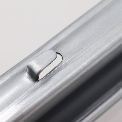 Aquagart Z-Profil Zaunpfosten 2 m verzinkt 10 Stück Bandstahl 1,5 mm