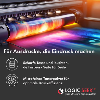 Logic-Seek 117A Toner 4er Pack kompatibel für HP Color Laser Serie