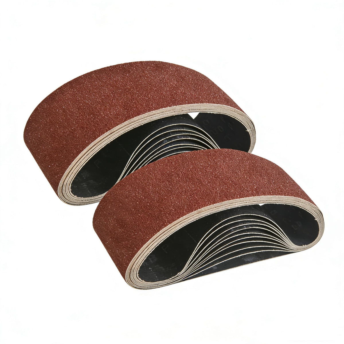 GZKTY Schleifbänder Set 75 x 533 mm, 25 Stück für Bandschleifer, Körnung P80 bis P320