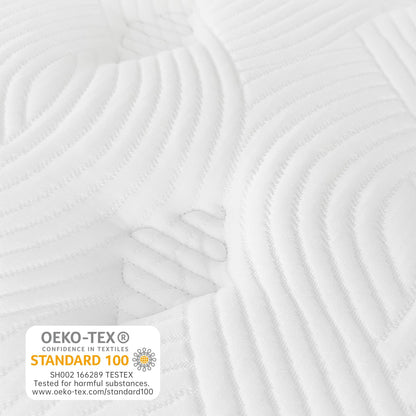 TeQsli Gel-Federkernmatratze 140x200 cm, H3, 25 cm, 9-Zonen
