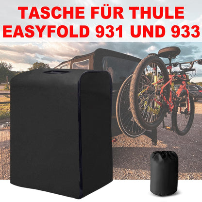 FEIJAZUM Fahrradträgertasche für Thule Easyfold XT 931/933, Schwarz