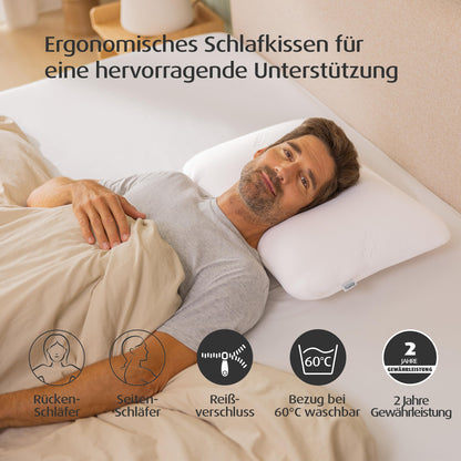 TEMPUR Symphony Schlafkissen Ergonomisches Nackenstützkissen - Grösse M