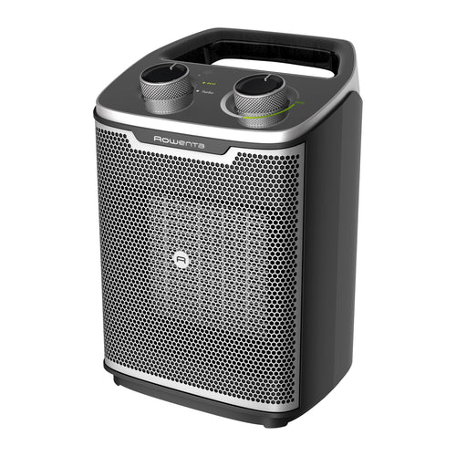 Rowenta Intense Comfort + Heizlüfter SO9330F0 Keramik Schwarz, kompaktes Design mit Tragegriff