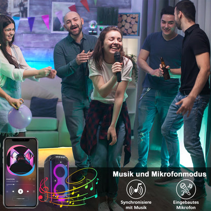Cozylady RGB Neon LED Streifen 20 m, 24 V, mit App und Fernbedienung